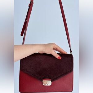 Kate Spade Sayra Hyde Place Red/Burgundy Crossbody Purse